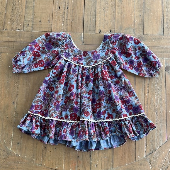 Elestory chambray floral dress - Picture 5 of 5